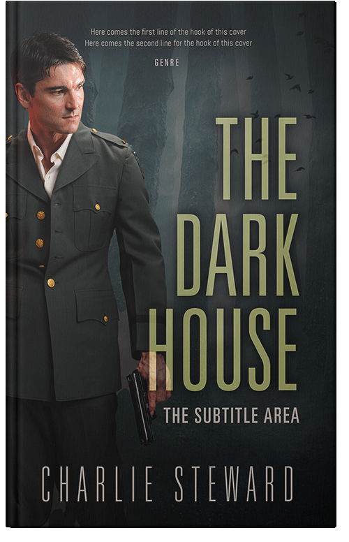 Front view of Premade Mystery & Thriller & Suspense Book Cover - Shark