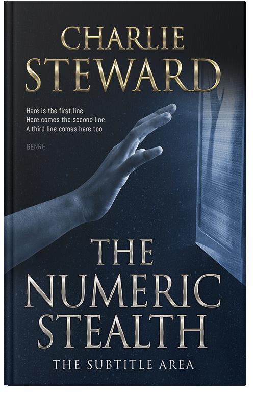 Front view of Premade Horror Book Cover - Firefly