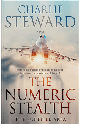 Pre Made Book Cover Swirl