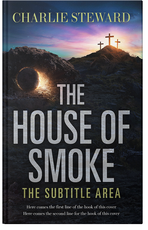 Front view of Premade Religion & Spirituality Book Cover - Bunker