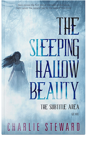 Pre Made Book Cover Jagged Ice