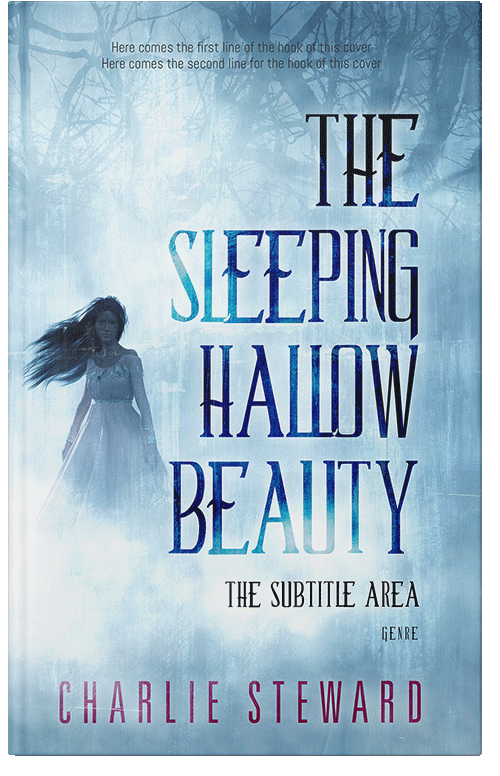 Front view of Premade Horror Book Cover - Jagged Ice