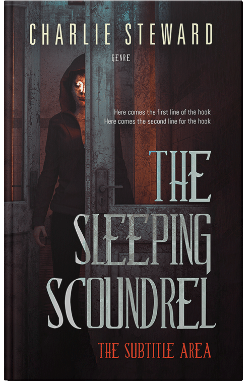 Front view of Premade Mystery & Thriller & Suspense Book Cover - Cocoa Brown