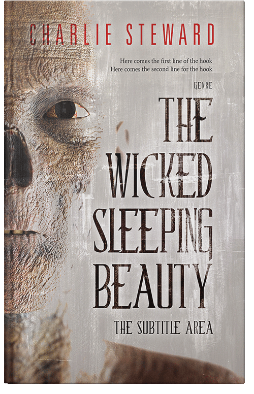 Front view of Premade Mystery & Thriller & Suspense Book Cover - Silver Rust