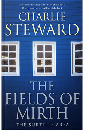 Pre Made Book Cover Catalina Blue