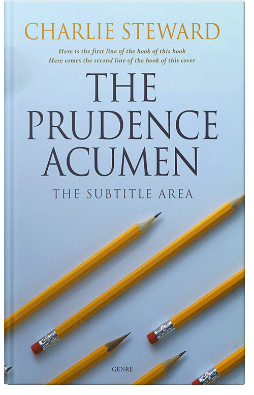 Front view of Premade Education Book Cover - Spindle