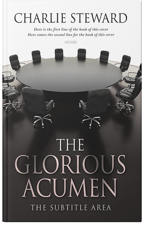 Front view of Premade Business Book Cover - Mine Shaft