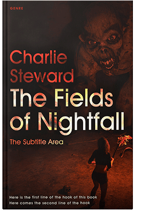 Pre Made Book Cover Graphite