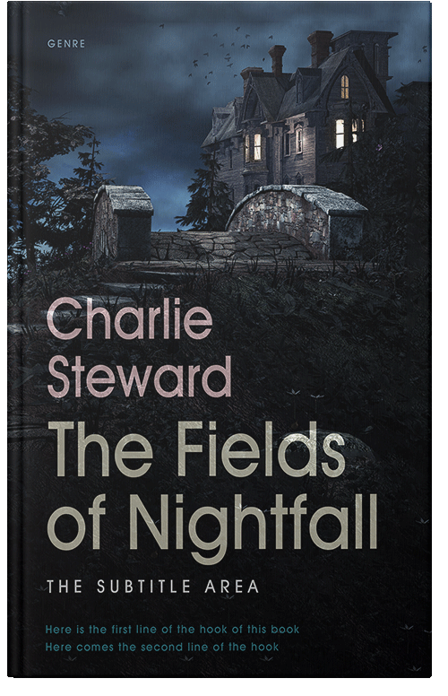 Front view of Premade Horror Book Cover - Bunker