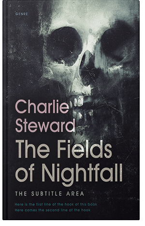 Premade Book Cover Gray Nickel