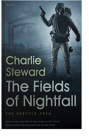 Pre Made Book Cover Ebony