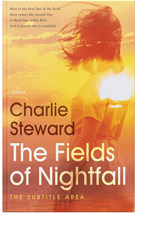 Pre Made Book Cover Burnt Sienna