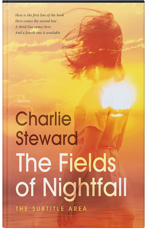 Front view of Premade Romance Book Cover - Burnt Sienna