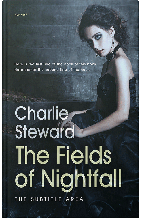 Front view of Premade Horror Book Cover - Mirage