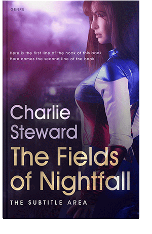 Pre Made Book Cover Thistle