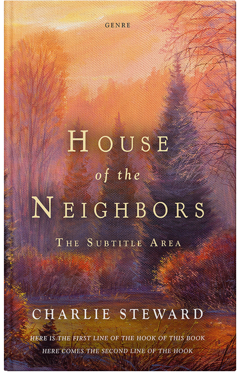 Front view of Premade Apocalyptica Book Cover - Ironstone