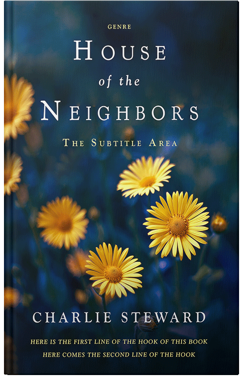 Front view of Premade Nature Book Cover - Elephant