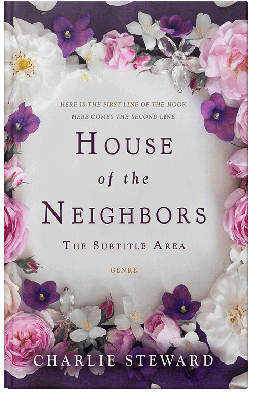 Front view of Premade Romance Book Cover - Bon Jour