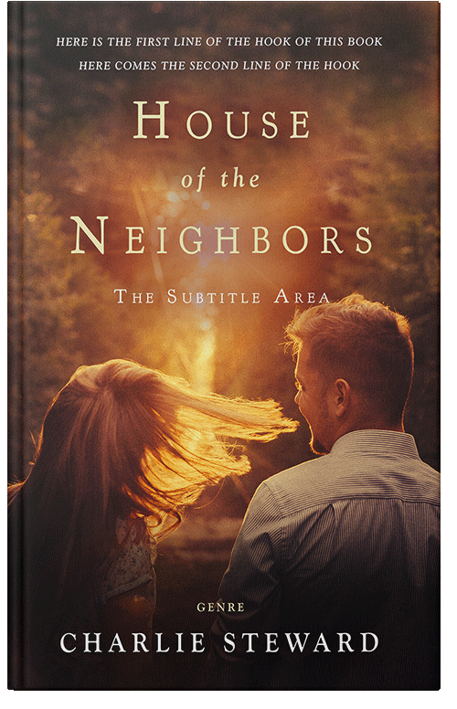 Front view of Premade Romance Book Cover - Cocoa Bean