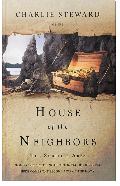 Front view of Premade Action & Adventure Book Cover - Sorrell Brown