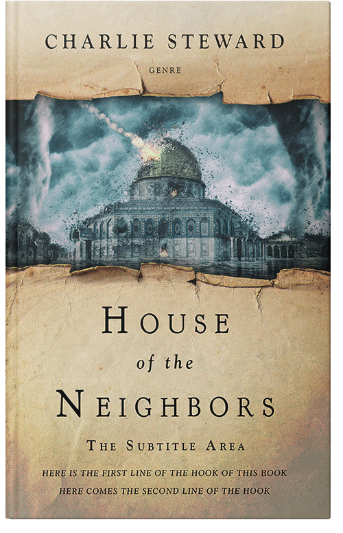 Front view of Premade Historical Book Cover - Coral Reef