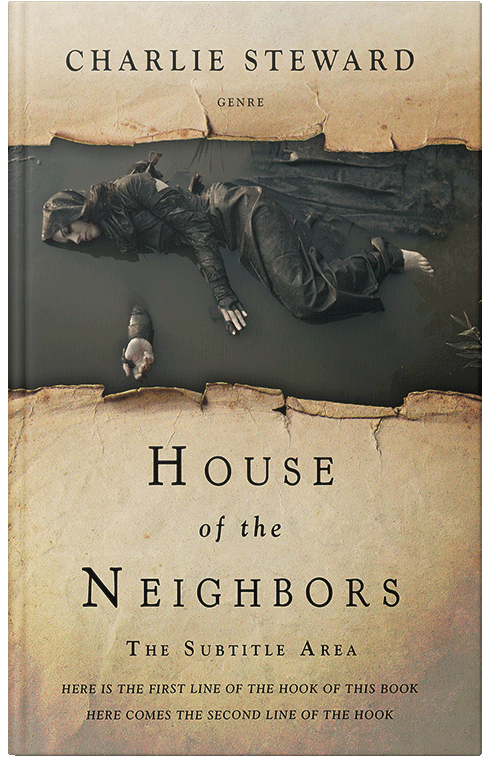 Front view of Premade Mystery & Thriller & Suspense Book Cover - Heavy Metal