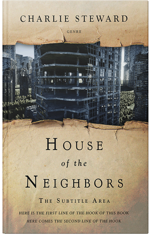 Front view of Premade Apocalyptica Book Cover - Akaroa