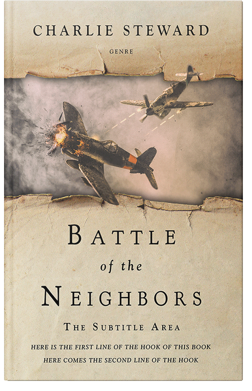 Front view of Premade Historical Book Cover - Akaroa