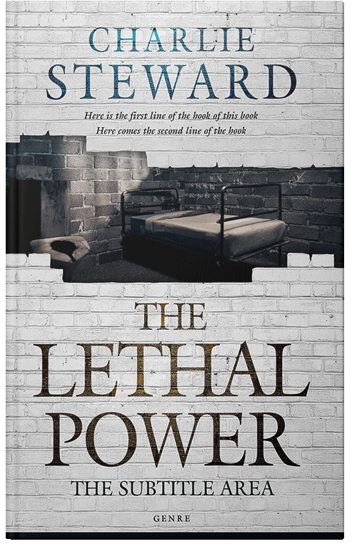 Front view of Premade Mystery & Thriller & Suspense Book Cover - Shark