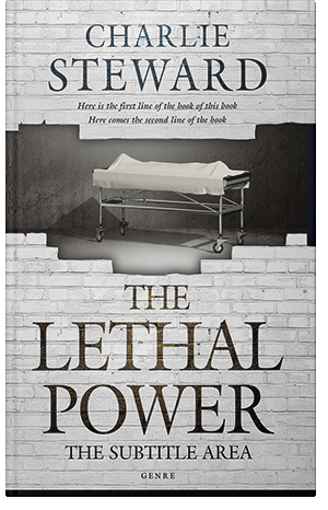 Premade Book Cover Quill Gray