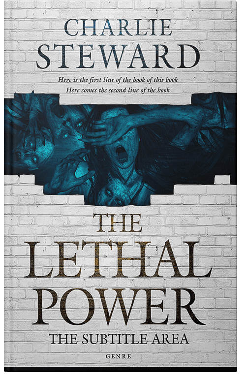 Front view of Premade Horror Book Cover - Elephant