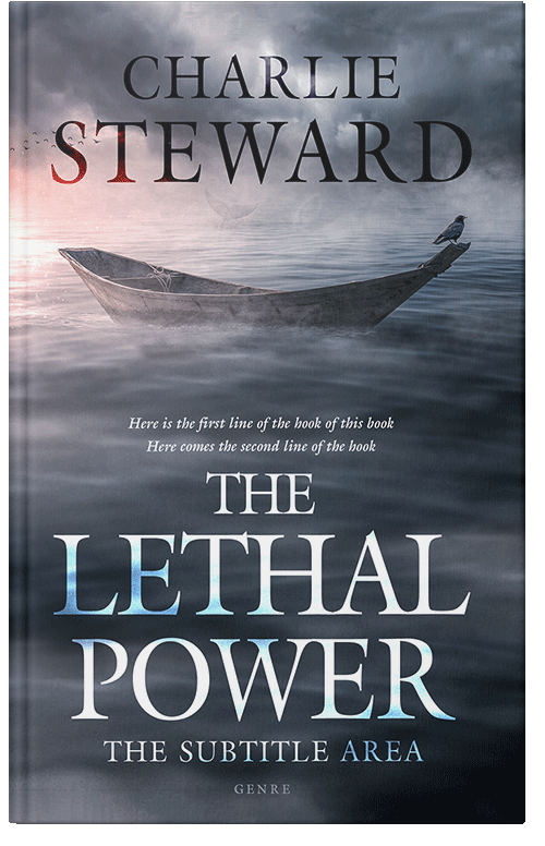 Front view of Premade Fantasy Book Cover - Trout