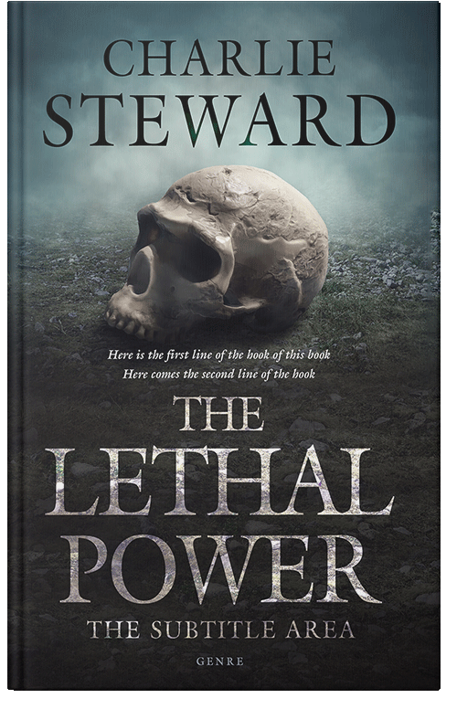 Front view of Premade Mystery & Thriller & Suspense Book Cover - Outer Space