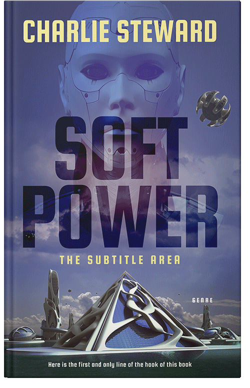 Front view of Premade Science Fiction Book Cover - Comet