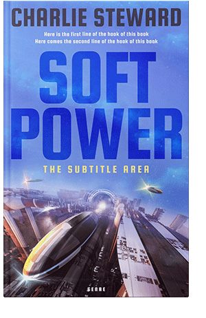 Pre Made Book Cover Havelock Blue