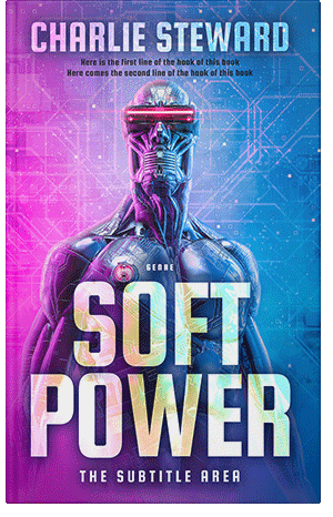 Premade Book Cover Azure