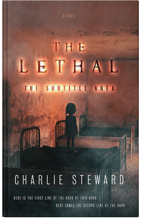 Front view of Premade Horror Book Cover - Spicy Mix