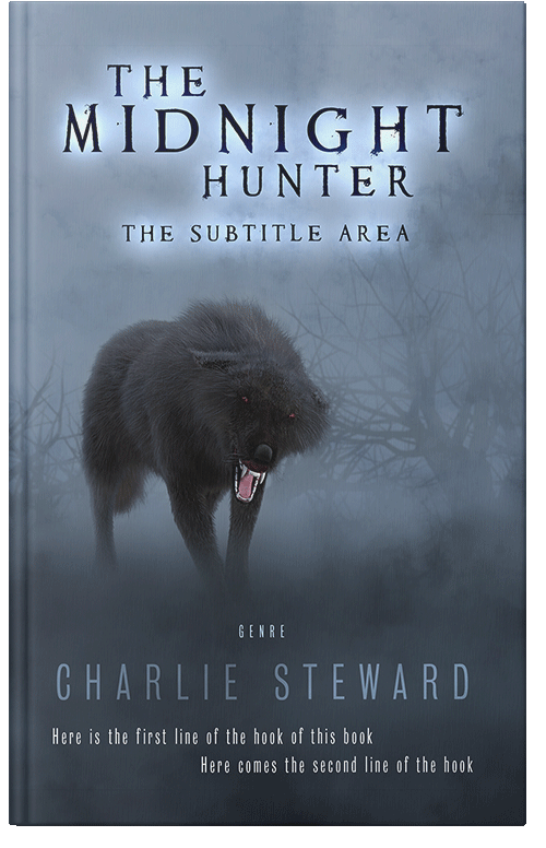 Front view of Premade Horror Book Cover - River Bed