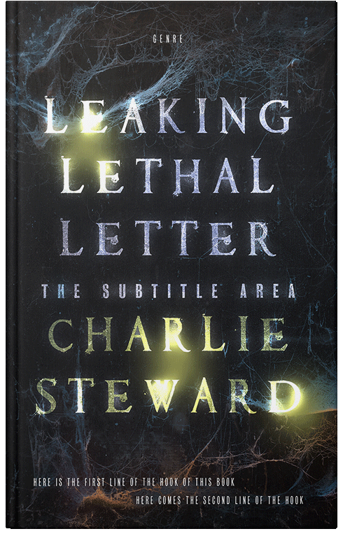 Front view of Premade Mystery & Thriller & Suspense Book Cover - Shark