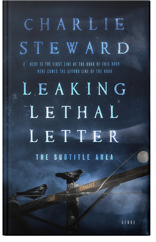 Front view of Premade Horror Book Cover - Big Stone