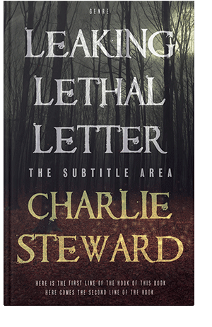 Pre Made Book Cover Thunder