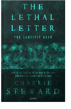 Pre Made Book Cover Bottle Green