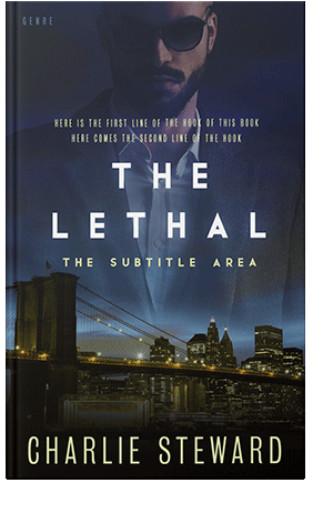 Pre Made Book Cover Steel Gray