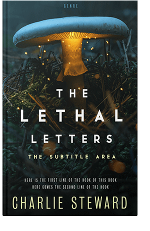 Pre Made Book Cover Black