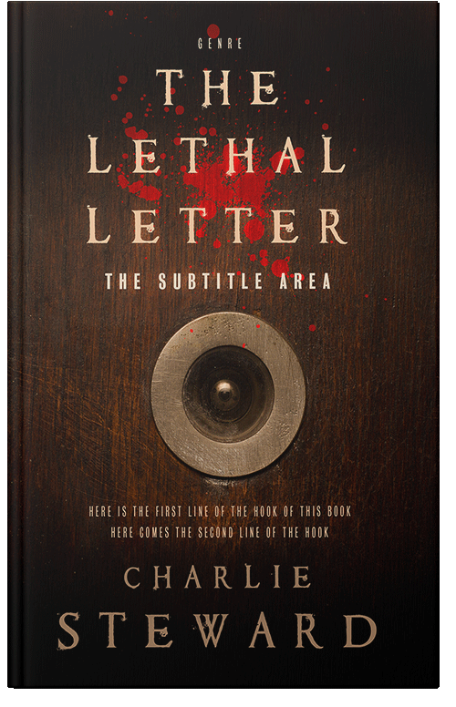 Front view of Premade Mystery & Thriller & Suspense Book Cover - Crowshead