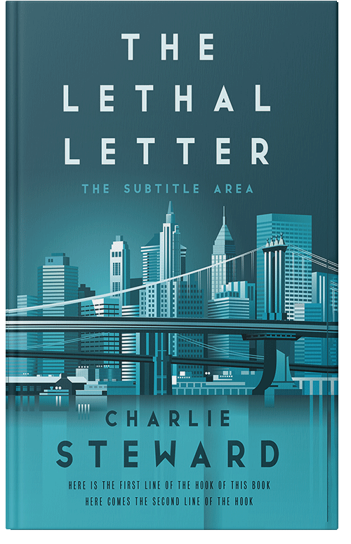 Front view of Premade Mystery & Thriller & Suspense Book Cover - Nile Blue