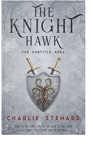 Pre Made Book Cover French Gray