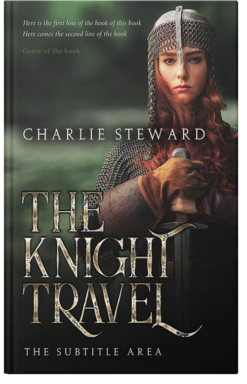 Front view of Premade Historical Book Cover - Heavy Metal