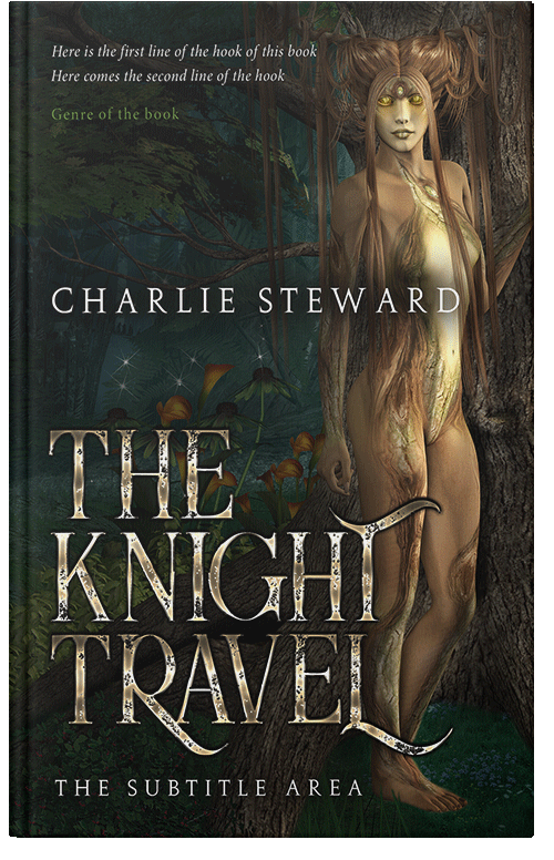 Front view of Premade Fantasy Book Cover - Rangoon Green