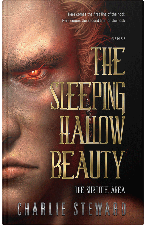 Front view of Premade Horror Book Cover - Coffee Bean